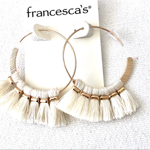 Francesca's Collections Jewelry - Francesca’s Women’s Raffia Tassel